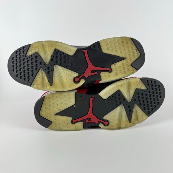 Nike Air Jordan 6 Retro Toro Bravo Sneakers Men's 9.5 Red Black CT8529-600 - Picture 11 of 11